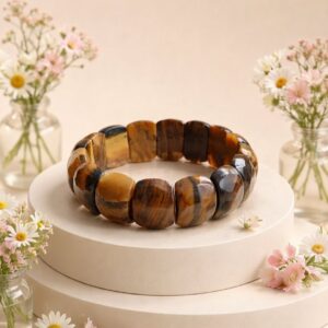 Natural Tiger Eye Bracelet – Healing Gemstone Jewellery