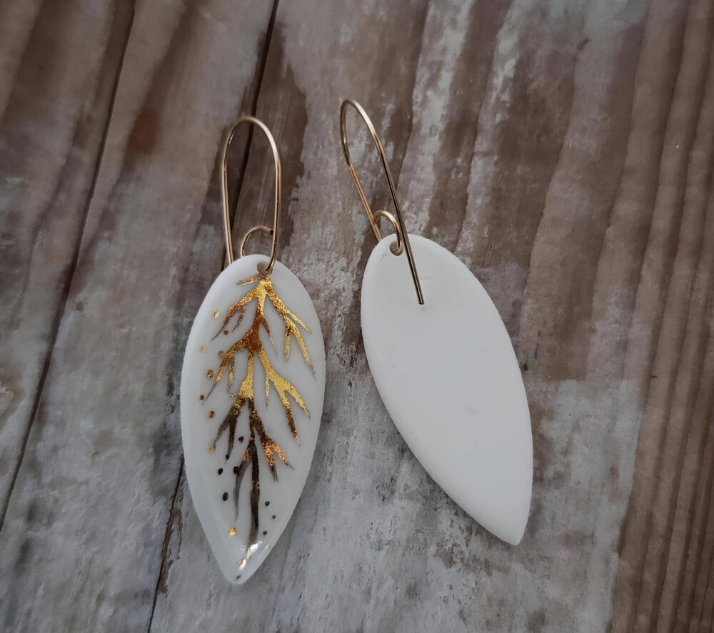 EmbayElegantWhitePorcelainLeafEarrings3