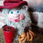 Handmade Rag doll Garden gnome