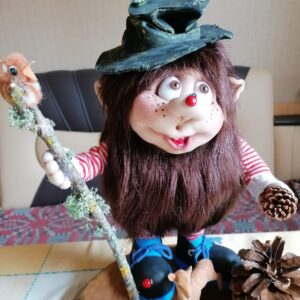Handmade Rag doll forest adventure