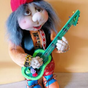 Handmade Rag doll musician