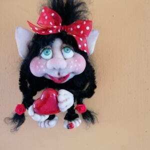Handmade Rag doll I love you, you love me