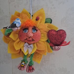 Handmade Rag doll take my Heart
