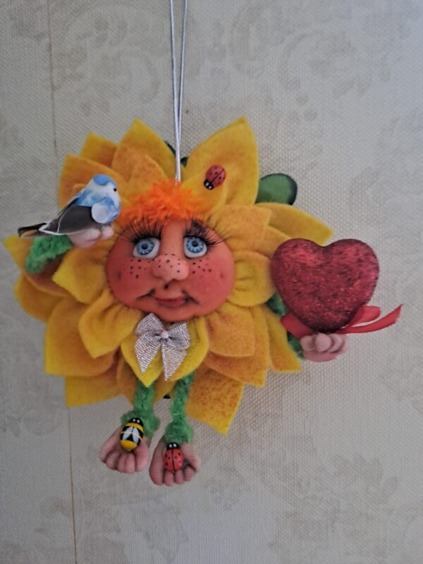 Handmade Rag doll take my Heart