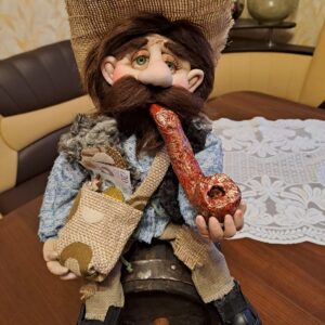 Handmade Rag doll Sherlock Holmes