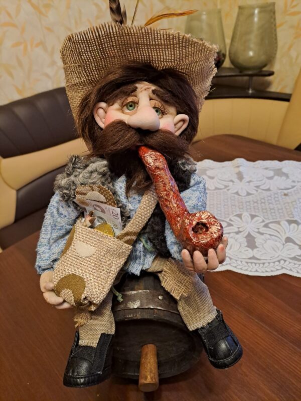Handmade Rag doll Sherlock Holmes