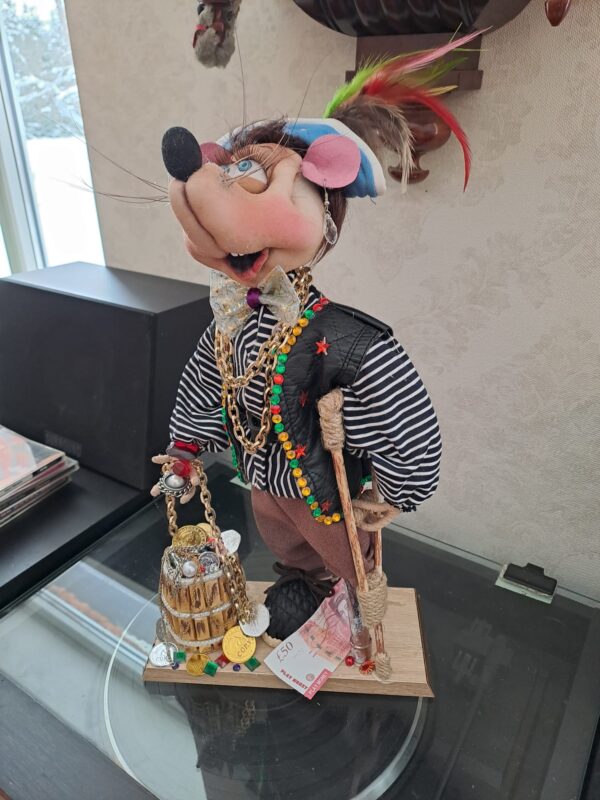 Handmade Rag doll Don't teach me how to live, help with money instead