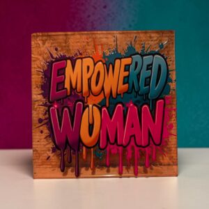 Empowered Woman 4x4 Magnet
