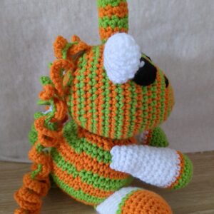Unicorn green & orange